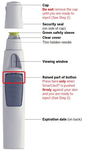 Simponi golimumab SmartJect Autoinjector- glance