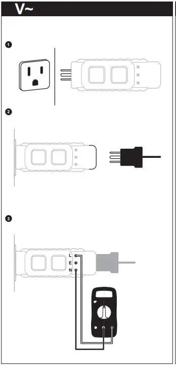 MASTECH MS922A AC Line Splitter - USA Type fig3