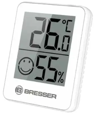 BRESSER 7000010CM3000 ClimaTemp Hygro Indicator Thermometers - Cover