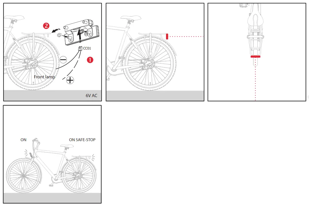 spanninga PIMENTO Dynamo Safe-Stop Light