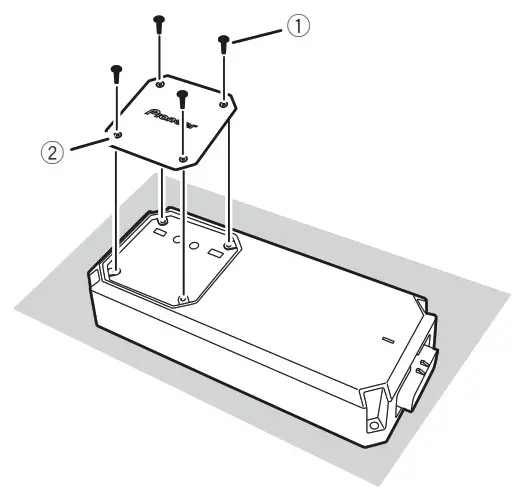 Pioneer GM ME300X1C Marine Mono Amplifier- top panel cover