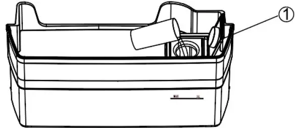 Fill the tank with pure drink water