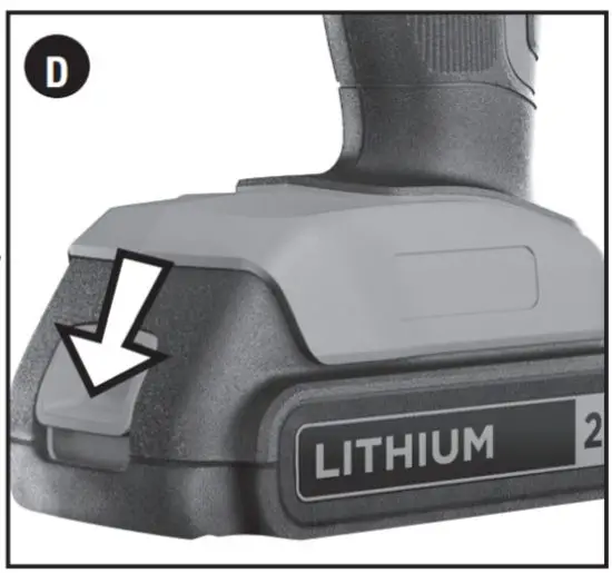 BLACK DECKER BDCI202 20V Max Cordless Impact Driver - Charging Procedure 2