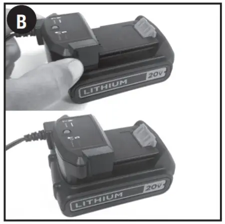 BLACK DECKER BDCI202 20V Max Cordless Impact Driver - Charging Procedure