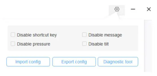 XP-PEN Driver - Settingss