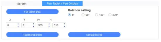 XP-PEN Driver - display