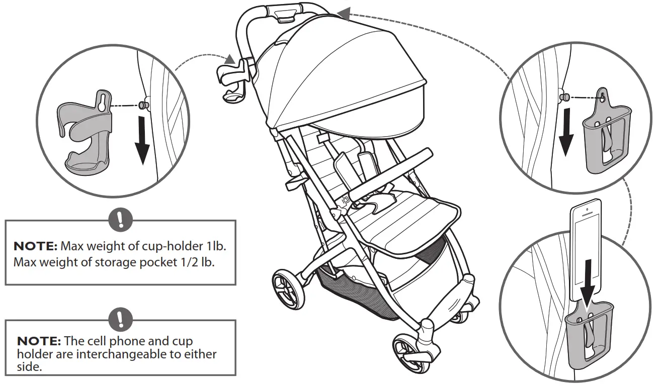 summer 3D Quickclose CS Compact Fold Stroller - fig4