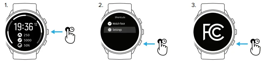 SUUNTO OW202 Smartwatch - DEVICE INFO