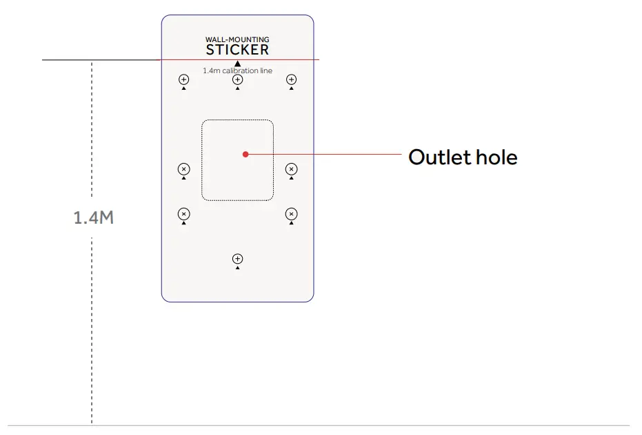 Universal Ubiquitous Uface 5 Temp AI Face Recognition - Outlet hole