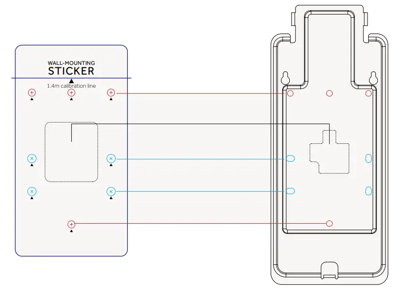 Universal Ubiquitous Uface 5 Temp AI Face Recognition - screws