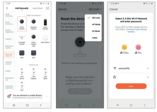 PNI SafeHome PTZ382 Video Surveillance Camera - Done button