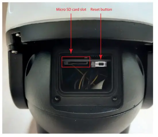 PNI SafeHome PTZ382 Video Surveillance Camera - Install SD card