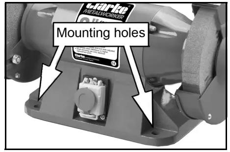Clarke CHDBG900 8 Inch 200mm Bench Grinder - fig 2
