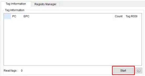 Tag Inventory Procedure