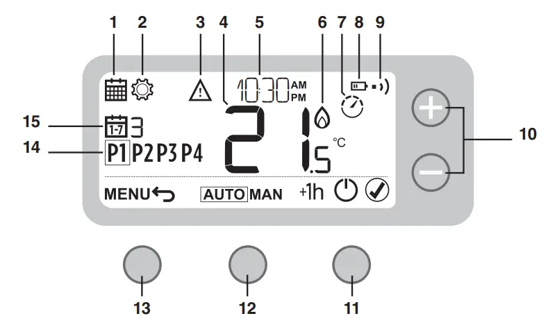 plumbarena FPP15206 Programmable Thermostat-Fig1