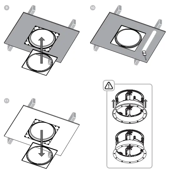 Bowers Wilkins FPK 6R Plaster Kit for 6 Inch Round Speakers (FP42218) Single Unit FIG 5