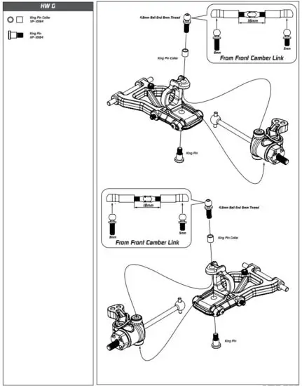 XPRESS XP 90006 XQ1S 1 10 Sport Touring Car Kit - figure 13