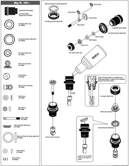 XPRESS XP 90006 XQ1S 1 10 Sport Touring Car Kit - figure 18
