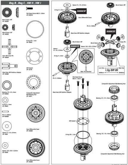 XPRESS XP 90006 XQ1S 1 10 Sport Touring Car Kit - figure 2