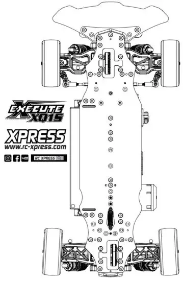 XPRESS XP 90006 XQ1S 1 10 Sport Touring Car Kit - figure 23
