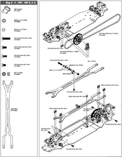 XPRESS XP 90006 XQ1S 1 10 Sport Touring Car Kit - figure 8