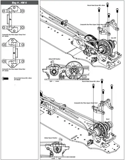 XPRESS XP 90006 XQ1S 1 10 Sport Touring Car Kit - figure 9