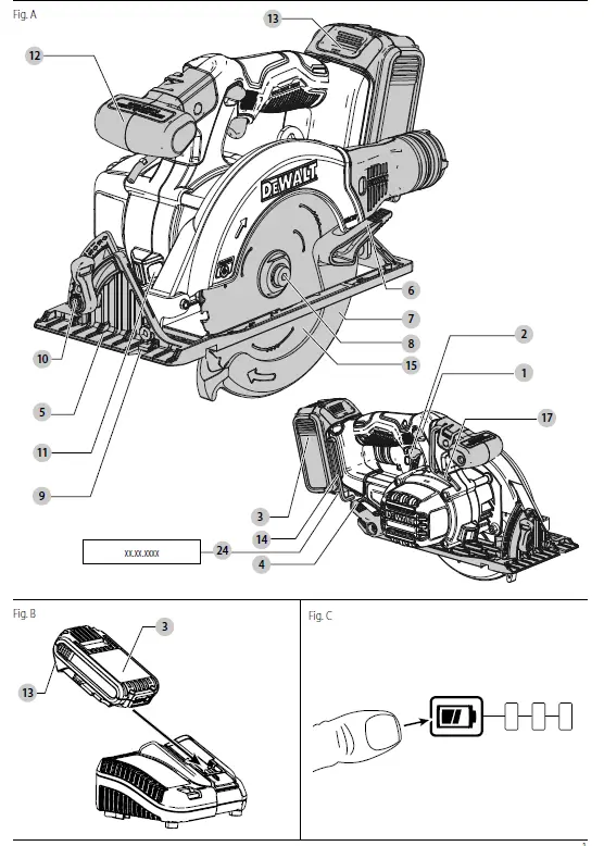 DEWALT DCS565 18v XR Brushless Circular Saw 165mm-1