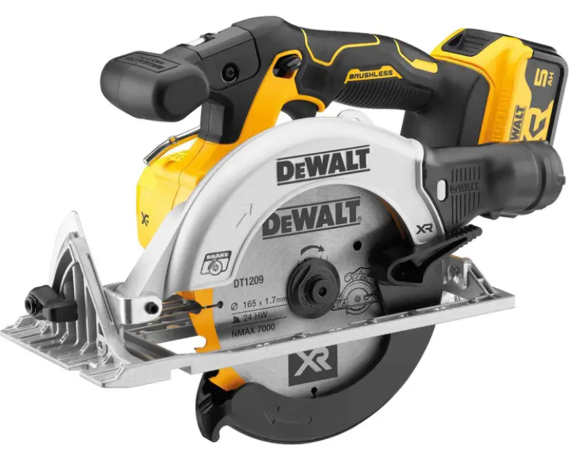 DEWALT DCS565 18v XR Brushless Circular Saw 165mm