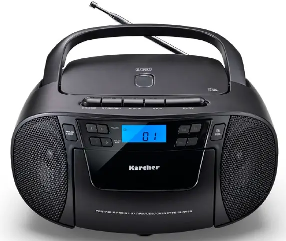 KARCHER-RR-5045-Portable-CD-Radio
