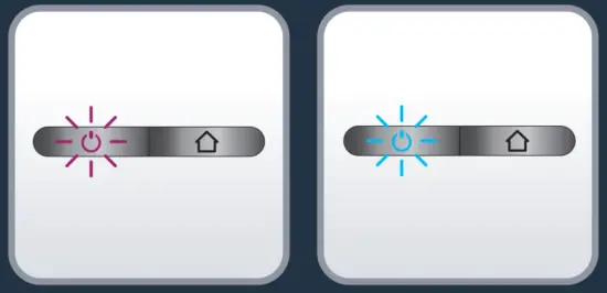 Rowenta RR7675 Robot X Plorer Series 75 Animal - Button on