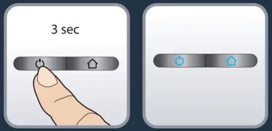 Rowenta RR7675 Robot X Plorer Series 75 Animal - button