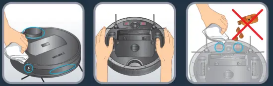 Rowenta RR7675 Robot X Plorer Series 75 Animal - sensors