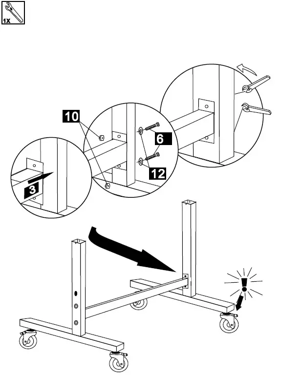 Insportline 20333 Tennis Table ASSEMBLY 2