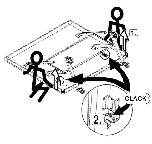 Insportline 20333 Tennis Table ASSEMBLY 7