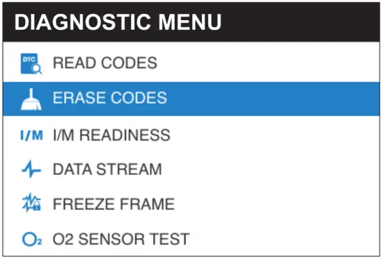 DIAGNOSTIC MENU