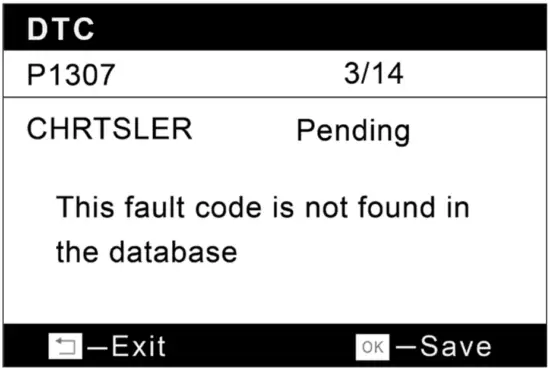 OBDII/EOBD Diagnosing