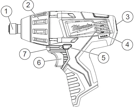 milwaukee 2455-20 M12 Cordless No-Hub Coupling Drill Driver 1