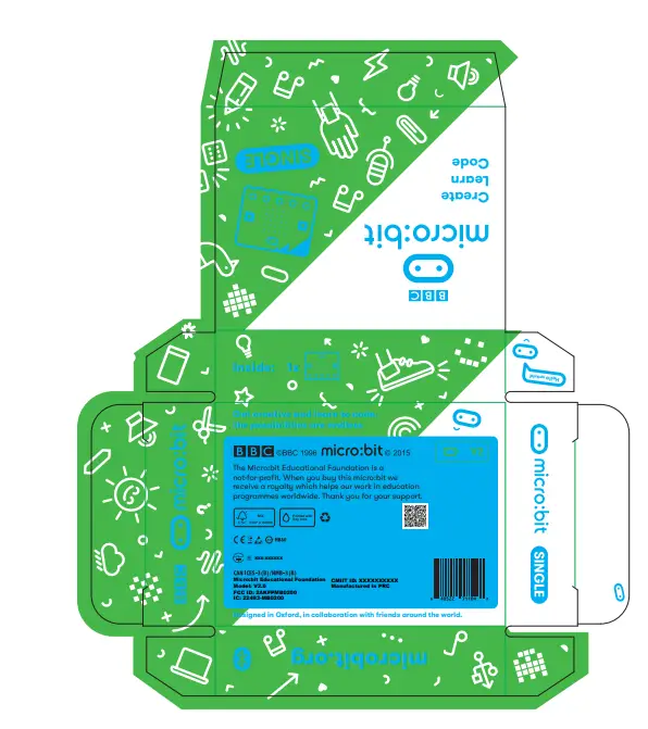Micro Bit Educational Foundation MB0200 BBC Micro Bit fig 1