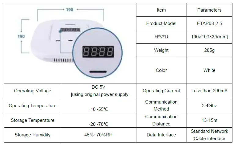 Etag ET0350 ESL Electronic Shelf Label fig 7