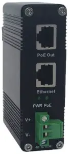 Megatel Industrial Hardened Gigabit 95W POE Injector