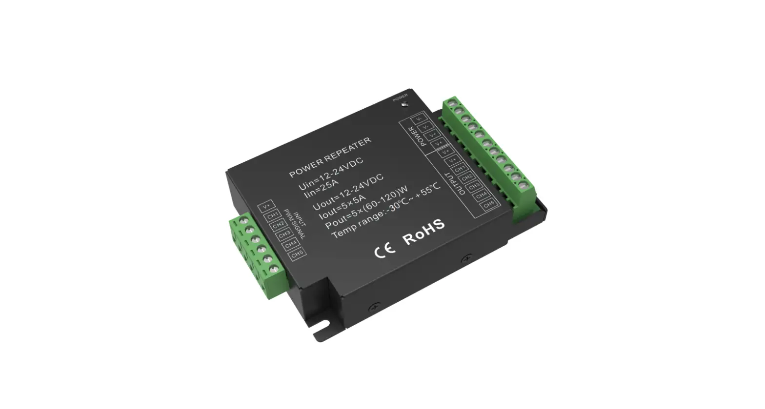 Optonica 6396 5 Channel Constant Voltage Power Repeater Instructions