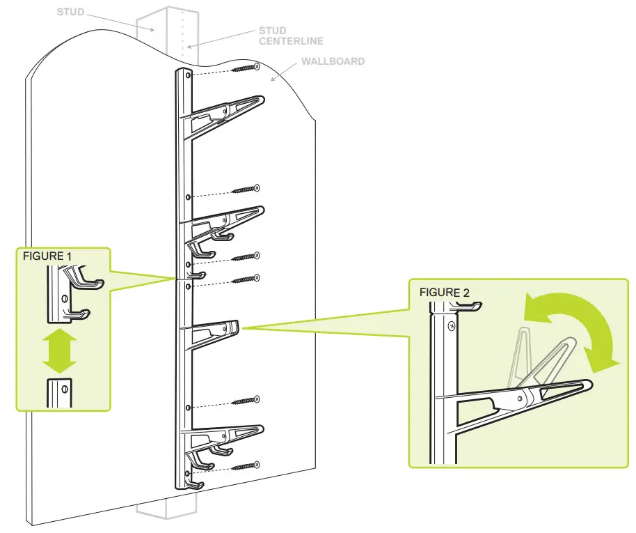 DELTA UH7000 Cycle 4 Tier Home Gym Storage Rack - Fig 3