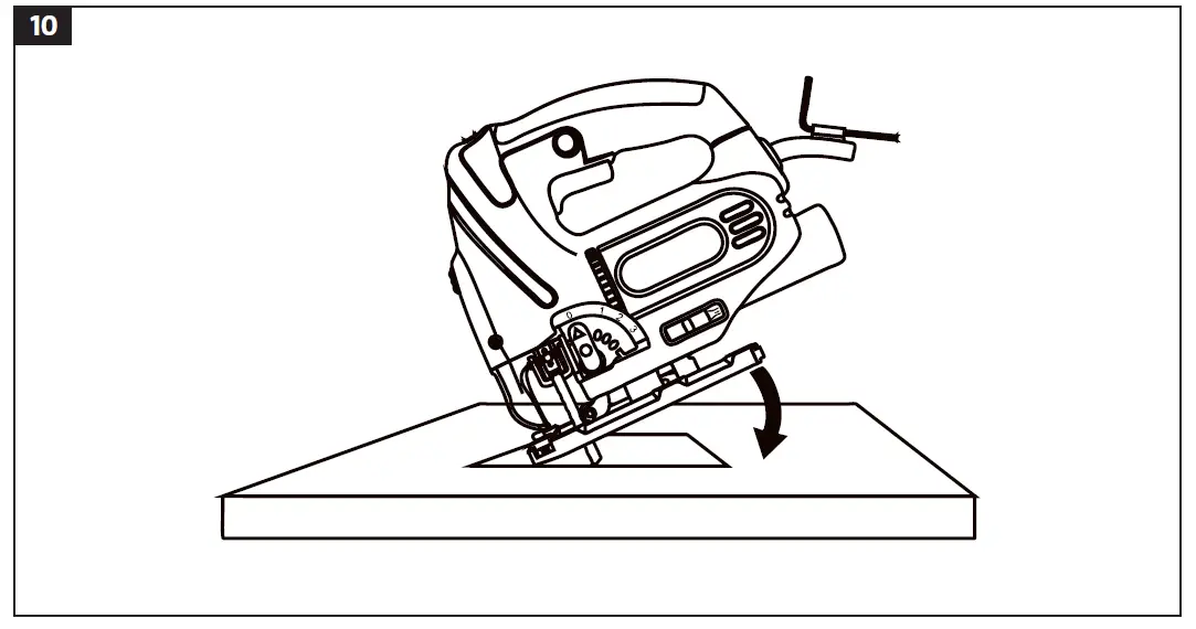 MEEC TOOLS 019058 Jig Saw Instruction FIG 10