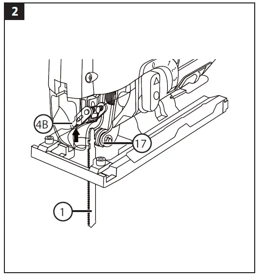 MEEC TOOLS 019058 Jig Saw Instruction FIG 2