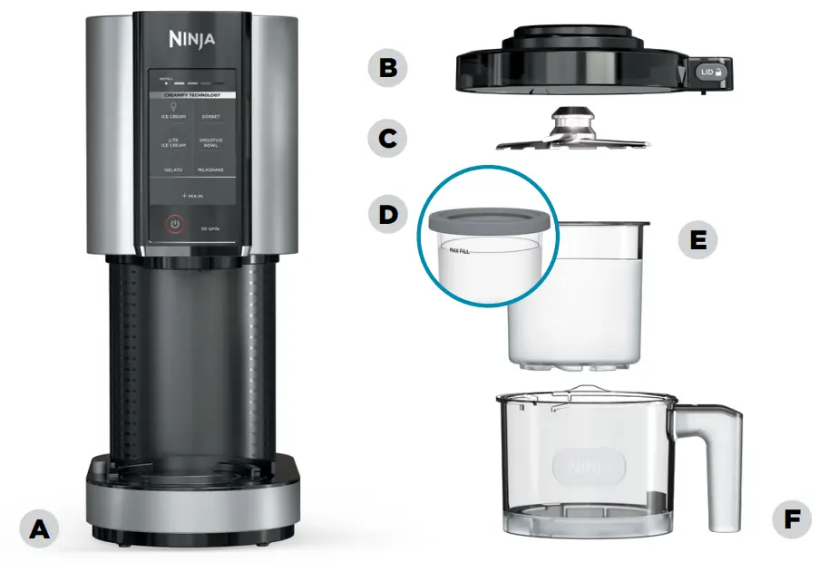 NINJA NC300ANZ CREAMi Ice Cream Maker - fig 15