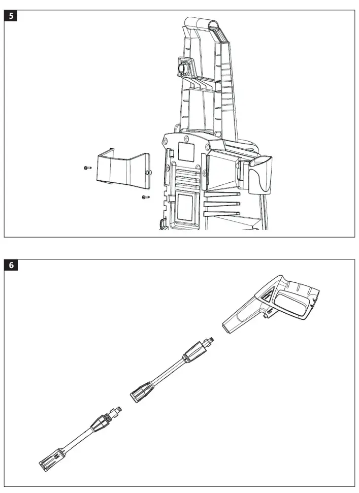 MEEC TOOLS 009874 1500W High Pressure Washer - Figure 3