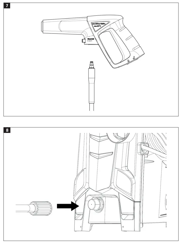 MEEC TOOLS 009874 1500W High Pressure Washer - Figure 4
