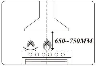 UNBRANDED KX818-7 30 inch Wall Mounted Range Hood 700 CFM in Silver-4