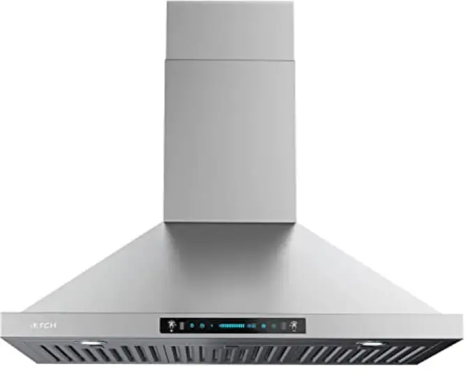 UNBRANDED KX818-7 30 inch Wall Mounted Range Hood 700 CFM in Silver