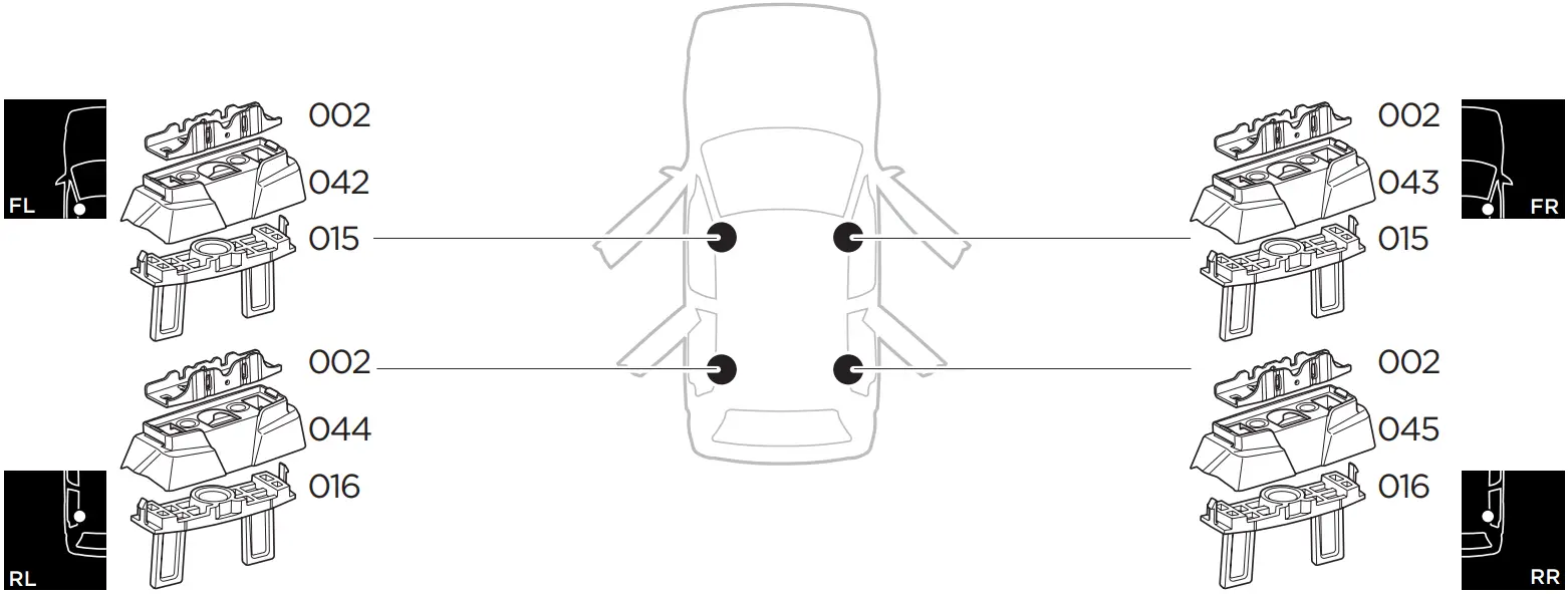 THULE 187003 Fixpoint Kit A 3